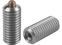 KIPP K0319.A3 SPRING PLUNGER SPRING FORCE D=5/16-18 L=22 STAINLESS STEEL COMP:PIN STAINLESS STEEL PU=10
