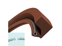 SKFSEAL 1375248 FKM single lip Flex design split S.S. spring oil seal