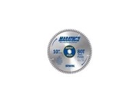 IRWIN 14076 10" x 80T Trim/Finish 5/8" Arbor - Precision Cutting Blade