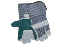 MCR 1412A Select Shoulder Double Leather Palm 4.5 Gauntlet Cuff | Durable Work Gloves