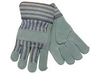 MCR 1450L Select Split Cow Leather Palm Foam Insulated 2.5 Rubberized Safety Cuff