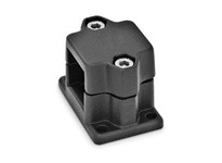 147-V30-2-SW JW Wincoaluminum powder coated 1.97 inch long 2.68 inch wide flanged connector clamp with stainless steel cap screw