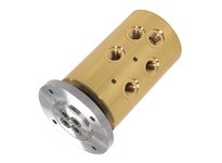 Deublin 1479-400 Rotary Union 5.118" Flange 2.953" PilotRotary Union 5.118" Flange 2.953" Pilot Rotor Connection, and 1/2"-14 NP