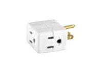 Cooper Eaton 1482B-BOX Cube Tap 3 Outlet 15A 125V Grounding BR | Buy Now