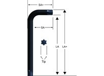 14910 Long Series Torx L-Key Individually Carded T10 | YarinInd