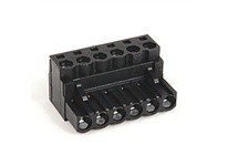 Allen Bradley 1492-QP5-6 Female Plug 6 Poles Gray