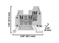 Allen Bradley 1492-W4TW-B Terminal Block