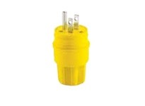 Cooper Eaton 14W47-K Plug WT 15A 125V 2P3W Str Yellow