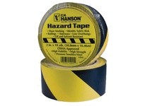 Hanson 15045 2" X 54' AISLE MARKING TAPE (BLACK/YELLOW) | Industrial Safety Tape
