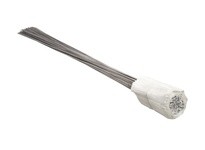 Hanson 15086 Marking Flags - 21" White 2-1/2" x 3-1/2" | 100 Pack