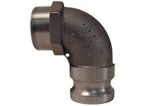 Dixon 150F-90AL Cam & Groove 90° Type F Adapter x Male NPT Elbow