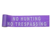 Hanson 15150 100' Roll No Hunting/No Trespassing Purple Tape | Durable & Visible
