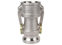Dixon 1520-DA-SS Cam & Groove Jump Size Type DA Coupler x Adapter