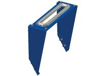 Coxreels 15358-18 Ceiling Mount 4-Way Top Roller Bracket | Durable Industrial Solution