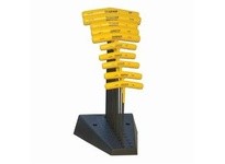 Bondhus 15390 Set 10 Hex T-Handles 9" Length 3/32-3/8" with Stand | Durable Tools