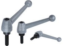 KIPP K0120.212X40 Adjustable Handle Size:2 M12X40 Steel | Industrial Supplies