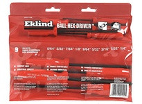 90109 9 Pc. Inch/ 5/64" - 1/4" Ball-Hex Screwdriver Set | SD Series