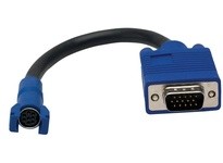 Hubbell Wiring 15M6P10 D-SUB Connector 15PIN M-8PIN F 8" Tail | 10 Pack