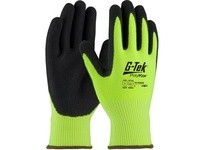 16-343LG/M G-Tek PolyKor HV Lime G 13G Shell DD Nitrile Grip | YarinInd