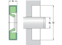 SKFSEAL 1600520 HNBR Single Lip Flex Design Spacer Lugs Grease Seal | YarinInd