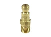Coilhose 1601B 1/4" Automotive Connector 1/4" MPT (Brass) | YarinInd