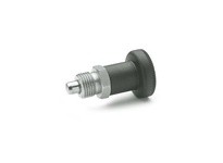 JWWINCO 160FR82/A GN607-8-A-NI Short Indexing Plunger with Plastic Knob, Non Locking Type, Stainless Steel, Thread:M16 Length:54