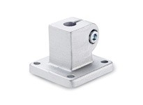 162-B16-2-BL JW Wincoaluminum matte 1.57 inch long B16 diameter base plate connector with stainless steel cap screws and hex nut