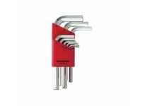 Bondhus 16299 Set 9 BriteGuard Plated Hex L-Wrenches 1.5-10mm - Short