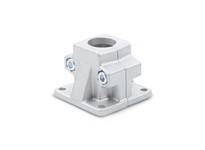 165-V45-2-BL JW Wincoaluminum Matte 3.58 Inch Long Base Plate Connector Clamp | Stainless Steel