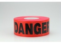 Hanson 16553 300' ROLL RED DANGER PELIGRO (BILINGUAL) 2 MIL 3" WIDE