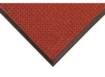 NoTrax 166S0035RB Low Profile Water Trap Door Mat | Mat Guzzler 3x5 Red/Black