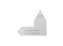 Starrett 167-015 Steel Radius Gage, .015" Range, Inch ReadingSteel Radius Gage, .015" Range, Inch Reading