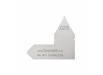 Starrett 167-025 Steel Radius Gage, .025" Range, Inch ReadingSteel Radius Gage, .025" Range, Inch Reading