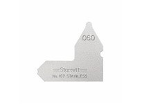 Starrett 167-060 Steel Radius Gage, .060" Range, Inch Reading | YarinInd