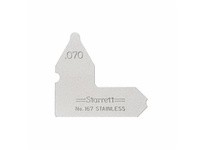 Starrett 167-070 Steel Radius Gage, .070" Range, Inch Reading | YarinInd