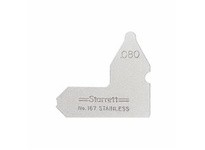 Starrett 167-080 Steel Radius Gage, .080" Range, Inch ReadingSteel Radius Gage, .080" Range, Inch Reading