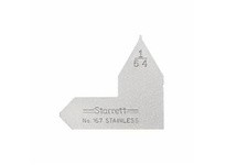 Starrett 167-1/64 Steel Radius Gage, 1/64" Range, Inch ReadingSteel Radius Gage, 1/64" Range, Inch Reading