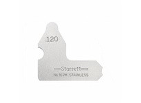 Starrett 167-120 Steel Radius Gage, .120" Range, Inch ReadingSteel Radius Gage, .120" Range, Inch Reading