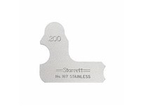Starrett 167-200 Steel Radius Gage, .200" Range, Inch Reading | YarinInd