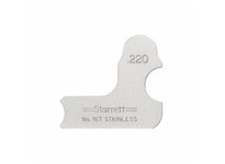 Starrett 167-220 Steel Radius Gage, .220" Range, Inch Reading | YarinInd