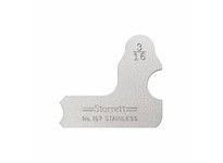 Starrett 167-3/16 Steel Radius Gage, 3/16" Range, Inch ReadingSteel Radius Gage, 3/16" Range, Inch Reading