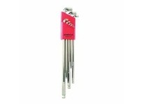 Bondhus 16799 Set 9 BriteGuard Plated Stubby Ball End L-Wrenches 1.5-10mm XL | Durable Tools