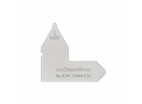 Starrett 167M-1 Steel Radius Gage, 1mm Range | Precision Tools
