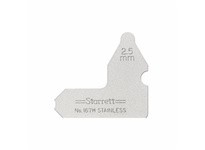 Starrett 167M-2 1/2 Steel Radius Gage, 2.5mm Range, Millimeter ReadingSteel Radius Gage, 2.5mm Range, Millimeter Reading