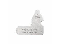 Starrett 167M-3 Steel Radius Gage, 3mm Range, Millimeter ReadingSteel Radius Gage, 3mm Range, Millimeter Reading