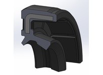 Dichtomatik 16X24X5/7KCW Nitrile Double Lip Shaft Seal | High-Quality Rubberized Seals