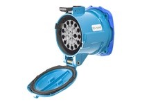 Meltric 17-64140-HP DN20c RECEPTACLE METAL BLUE SIZE 5 IP 66 14P 15 A 50 V 60 Hz HIGH PRESSURE WATER TIGHTNESS