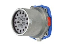 Meltric 17-68131-A188 DN20c INLET METAL SIZE 5 IP 54/55 13P+G 15 A 480 VAC/130 VDC 60 Hz STRAIGHT INSERTION