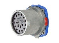 Meltric 17-68161 DN20c INLET METAL SIZE 5 IP 54/55 16P+G 15 A 480 VAC/130 VDC 60 Hz