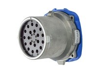 Meltric 17-68200 DN20c INLET METAL SIZE 5 IP 54/55 20P 15 A 50 V 60 Hz